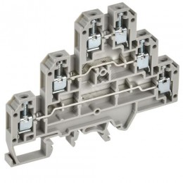 ARMAFIX Клемма винтовая CTS-ML 3 ур. 2,5мм2 серая IEK
