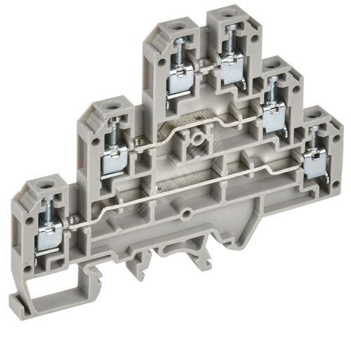 ARMAFIX Клемма винтовая CTS-ML 3 ур. 2,5мм2 серая IEK