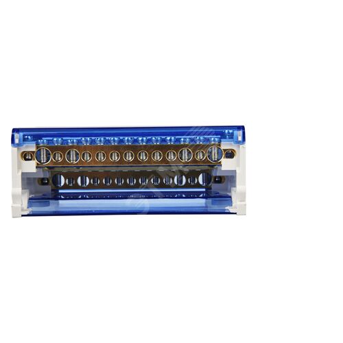 Шины на DIN-рейку в корпусе (кросс-модуль) ШНК 4х15 3L+PEN IEK