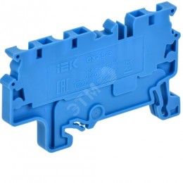 ARMAFIX Клемма пружинная CX2.5-3 BU 2,5мм2 трехконтактная синяя IEK