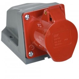 Розетка стационарная ССИ-114 3Р+РЕ 16А 380-415В IP44 IEK