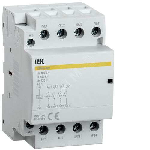 Контактор модульный КМ63-40М AC/DC IEK