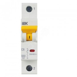 KARAT Автоматический выключатель ВА47-60M 1P C 6А 6кА IEK