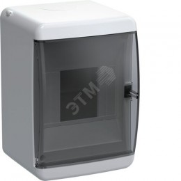 TEKFOR Mini Корпус пластиковый КМПн-4 IP41 белый IEK