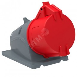 MAGNUM Розетка стационарная ССИ-125 32А-6ч/200/346-240/415В 3P+PE+N IP44 IEK