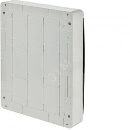 TEKFOR Корпус пластиковый ЩРН-П-54 IP41 черная прозрачная дверь IEK