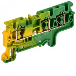 ARMAFIX Клемма пружинная CX4-3 PE 4мм2 трехконтактная заземляющая IEK