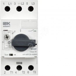 ARMAT Автоматический выключатель защиты двигателя A6 GV2P 4-6,3А IEK