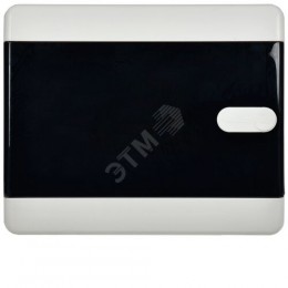 UNION Compact Корпус пластиковый ЩРВ-П-6 IP41 черная прозрачная дверь IEK