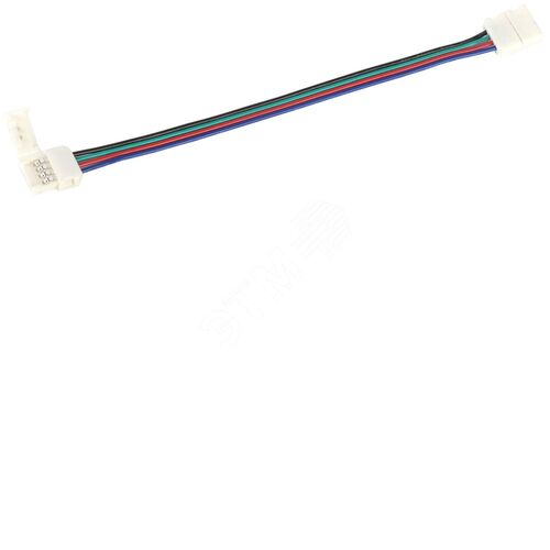 Коннектор 3шт RGB 10мм (разъем-15см-разъем) IEK