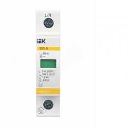 KARAT Ограничитель импульсного перенапряжения ОПС1-D 1P In=5кА Un=230В Im=10кА IEK