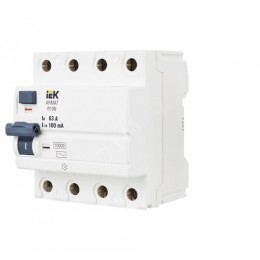 ARMAT Выключатель дифференциального тока R10N 4P 63А 100мА тип AC IEK
