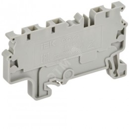 ARMAFIX Клемма пружинная CX2.5-3 2,5мм2 трехконтактная серая IEK