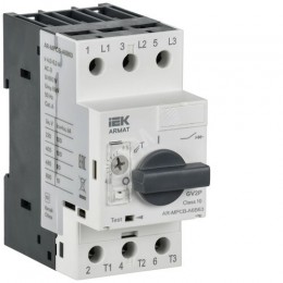 ARMAT Автоматический выключатель защиты двигателя A6 GV2P 4-6,3А IEK