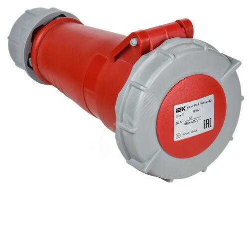 Розетка переносная ССИ-2142 16А-6ч 380В 3P+PE IP67 IEK