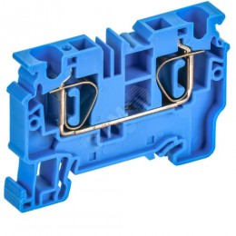 ARMAFIX Клемма пружинная CX6 BU 6мм2 проходная синяя IEK