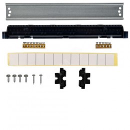 TEKFOR Корпус пластиковый ЩРН-П-12 IP41 черная прозрачная дверь IEK