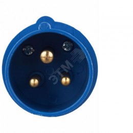 Вилка переносная ССИ-013 2P+PE 16А 200-250В IP44 IEK
