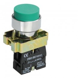 Кнопка управления LAY5-BL31 без подсветки зеленая 1NO IEK