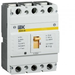 Выключатель автоматический ВА44-35 3Р 250А 25кА IEK