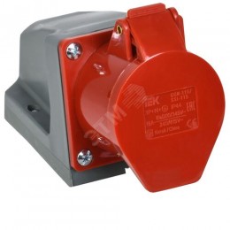 Розетка стационарная CCИ-115 3Р+РЕ+N 16А 380-415В IP44 IEK