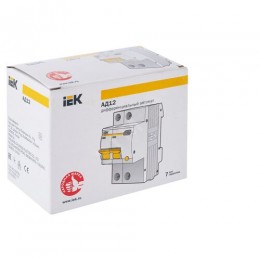KARAT Дифференциальный автомат АД12 2P 6А 10мА тип AC IEK