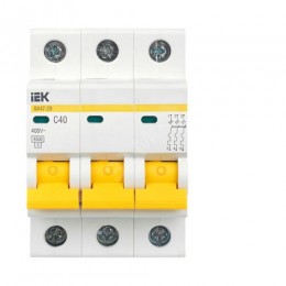 KARAT Автоматический выключатель ВА47-29 3P C 40А 4,5кА IEK