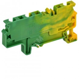 ARMAFIX Клемма пружинная CX4-3 PE 4мм2 трехконтактная заземляющая IEK