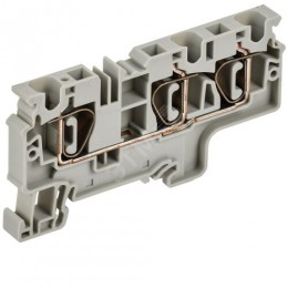 ARMAFIX Клемма пружинная CX6-3 6мм2 трехконтактная серая IEK