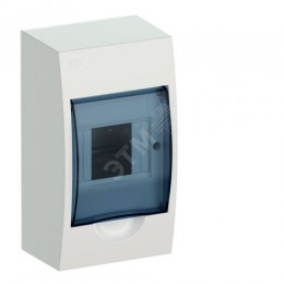 KREPTA 3 Корпус пластиковый ЩРН-П-4 IP41 белый IEK