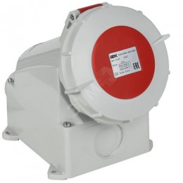 Розетка стационарная ССИ-1252 32А-6ч 380В 3P+PE+N IP67 IEK