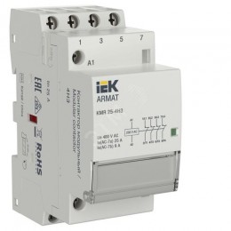 ARMAT Контактор модульный KMR 25А 230В AC 4НЗ IEK