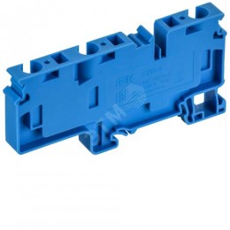 ARMAFIX Клемма пружинная CX10-3 BU 10мм2 трехконтактная синяя IEK