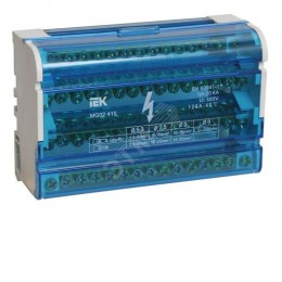 Шины на DIN-рейку в корпусе (кросс-модуль) ШНК 4х15 3L+PEN IEK