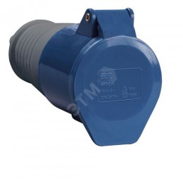 Розетка переносная ССИ-213 2P+PE 16А 200-250В IP44 IEK
