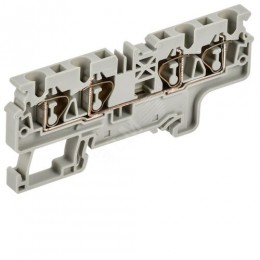 ARMAFIX Клемма пружинная CX4-4 4мм2 четырехконтактная серая IEK