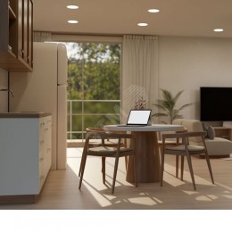 Светильник ДВО 1602 белый круг LED 7Вт 4000К IP20 IEK