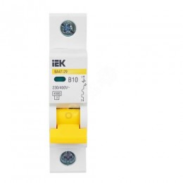KARAT Автоматический выключатель ВА47-29 1P B 10А 4,5кА IEK