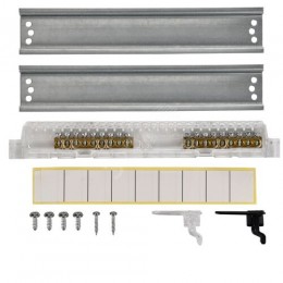 UNION Compact Корпус пластиковый ЩРН-П-18 IP41 черная прозрачная дверь IEK