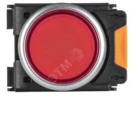 Кнопка с подсветкой d=22мм 1NO+1NC красная MASTER IEK