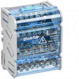 TEKFOR Шины на DIN-рейку (кросс-модуль) ШНК 4х7 3L+PEN IEK