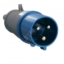 Вилка переносная ССИ-023 2P+PE 32А 200-250В IP44 IEK