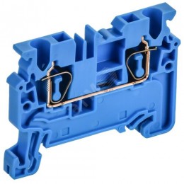 ARMAFIX Клемма пружинная CX2.5 BU 2,5мм2 проходная синяя IEK