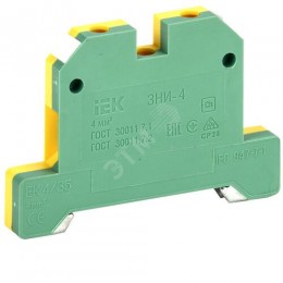 Зажим наборный ЗНИ-4PEN 4мм2 (JXB-земля) IEK
