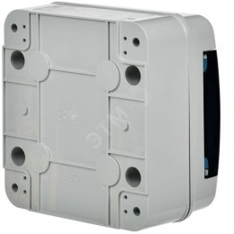 TEKFOR Корпус пластиковый КМПн-6 IP65 черная прозрачная дверь IEK