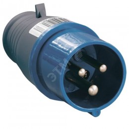 Вилка переносная ССИ-013 2P+PE 16А 200-250В IP44 IEK