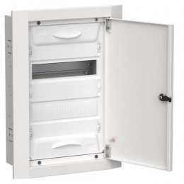 TITAN 5 Корпус металлический ЩРв-24 (1х24) 505х365х130мм IP31 белый (одна дверь) IEK