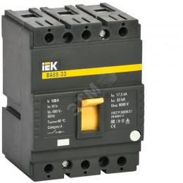 Выключатель автоматический ВА88-33 3Р 125А 35кА IEK