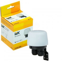 Фотореле ФР-603 2200ВА IP66 белый IEK