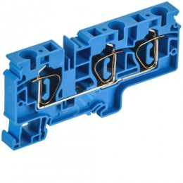 ARMAFIX Клемма пружинная CX10-3 BU 10мм2 трехконтактная синяя IEK